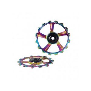 Token MTB Skinny Fat Schaltwerkpully-Set (oilslick | SRAM & Shimano 12s MTB 14 / 16T)
