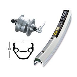 Bike-Parts Vorderrad 28x1.75 Nabendynamo DH3N72 SSP 36L Exal ZX 19