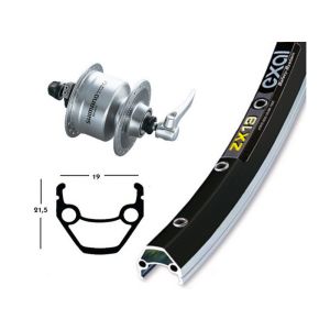Bike-Parts Vorderrad 28x1.75 Nabendynamo DH3N72 SSP 36L Exal ZX 19