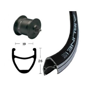 Bike-Parts Vorderrad 28x1.75 Nabendynamo DH3N31 SSP 36L Airline 1