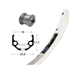 Bike-Parts Vorderrad 28x1.75 Nabendynamo DH3N31 SSP 36L Rigida Zac 19