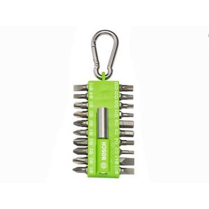 Bosch 21teilig Snap Hook Schrauben Bit Set (hellgrün)