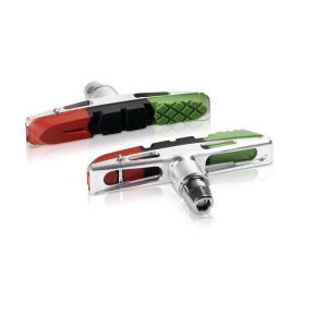 XLC Cartridge V-Brake Bremsschuhe BS-V13 4er Set 72mm 3-farbig