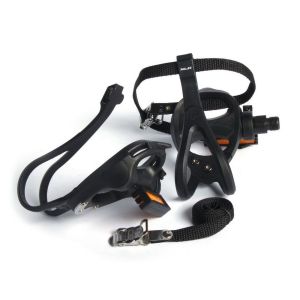 XLC Road-Pedal PD-R01 einseitig mit Haken und Riemen