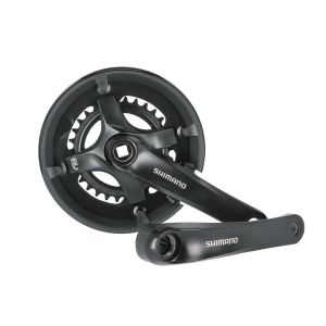 Shimano FC TY501 Kettenradgarnitur (7/8-fach | 30/46 Zähne | 170mm | m. KSS | 4-kant)