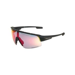 Cratoni C-Matic NXT Sonnenbrille (schwarz | Gläser rot verspiegelt)