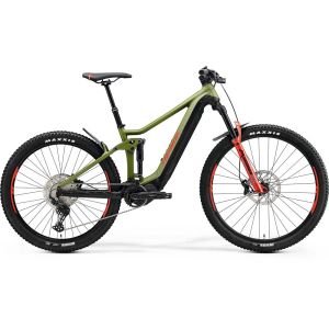 Merida eOneForty 500 Fully MTB E-Bike (27/29" | 504Wh | schwarz / grün)