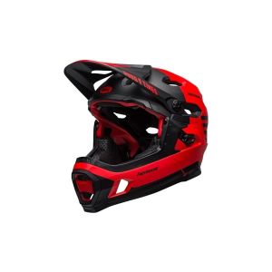 Bell Super DH Spherical Fahrradhelm (matt / gloss schwarz / rot)
