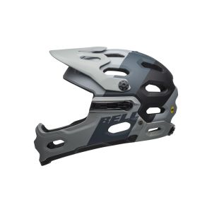 Bell Super 3R MIPS Downdraft Fahrradhelm (matt grau / dunkelgrau)
