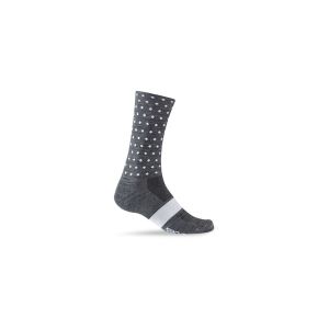 Giro Merino Seasonal Wool Wintersocken (kohleschwarz / weiße Punkte)