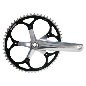 FSA Vero Kettenradgarnitur (55 Zähne | schwarz / silber)