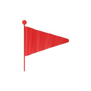 Bike Fashion Optima safety flag Kids (red / yellow)