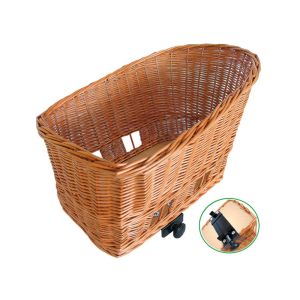 Basil Pasja Hinterrad Weidentierkorb L (braun)