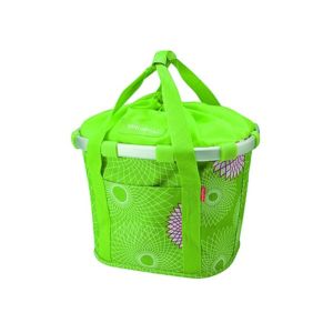Rixenkaul Bikebasket Shoppingtasche (weiß / grün)