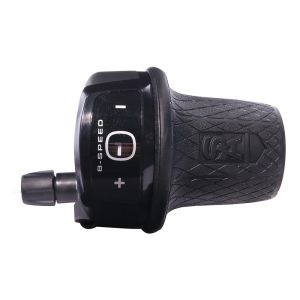 Sunrace twist grip switch with cable for Nexus 8-gear (black / silver)