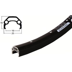 Schürmann Aluminum rim Yak-19 19-559 Sw 36l Disc (black)