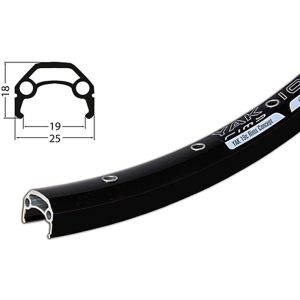 Schürmann Yak-19 Aluminium Bicycle Rim (19-622 36l disc | black)