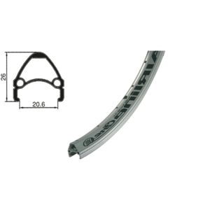 Rodi Airline 1 Aluminium Bicycle Rim 19-406 36l (silver)