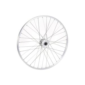 Schürmann Front Wheel 26“ (21-559 | DV | 36H | silver | Shimano DH-C3000 | Solid Axle | 2,00 Niro | 258mm)