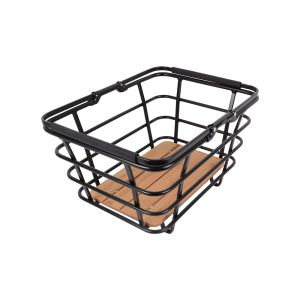 AtranVelo Epic Shopper AVS rear wheel basket (black / brown)