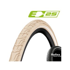 Continental Ride City E25 Reflex 37-622 Drahtreifen (creme)