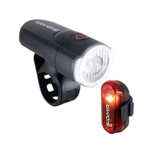 Sigma Aura 30 + Curve Leuchtenset (schwarz / rot)