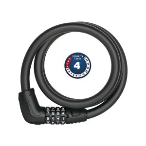 ABUS Tresor 6412C Spiralkabelschloss (120cm x 12mm l schwarz)