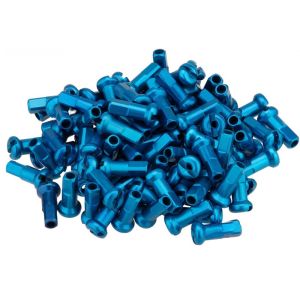 DT Swiss Alu Speichennippel (2.0 x 12mm | 100 Stück | blau)
