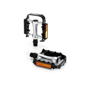 XLC PD-M04 Ultralight Fahrradpedal (236g | silber / schwarz)