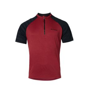 Vaude Tamaro III Fahrradtrikot Herren (schwarz / karminrot)