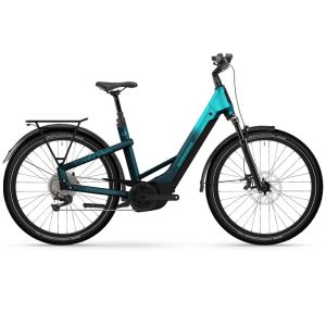 Winora Yakun X12 Low Trekking E-Bike (27,5" | 800Wh | blue monday / aqua)