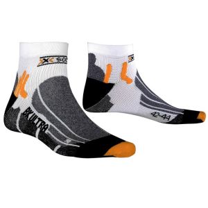 X-Socks Biking Ultralight Radsocken (schwarz / weiß)