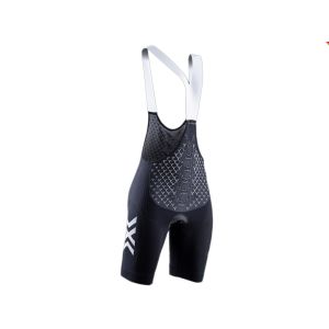 X-Bionic Twyce 4.0 Kurze Trägerhosen Damen (opalschwarz / arktikweiß)