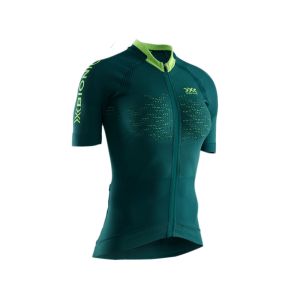 X-Bionic The Trick 4.0 ZIP Fahrradtrikot Damen (pine grün)